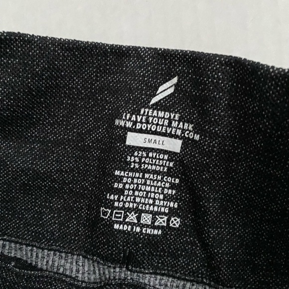 DOYOUEVEN Impact Seamless Leggings Black Gray Grey Small - Picture 5 of 5